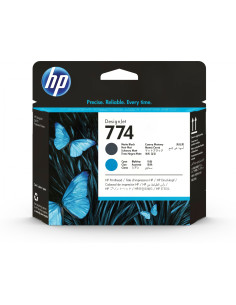 HP Cabezal de impresión negro mate/cian DesignJet 774