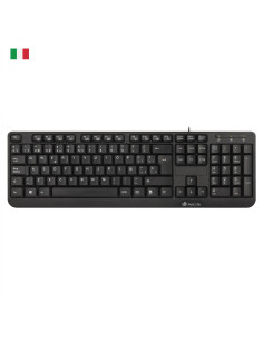 NGS FunkyV3, QWERTY, IT teclado USB Italiano Negro