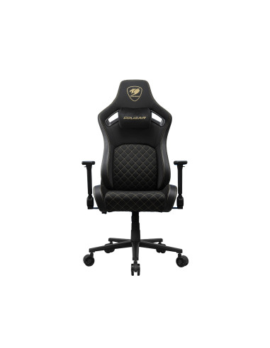 COUGAR Gaming CGR-DFF-GLB Silla para videojuegos de PC Asiento acolchado tapizado Negro, Oro