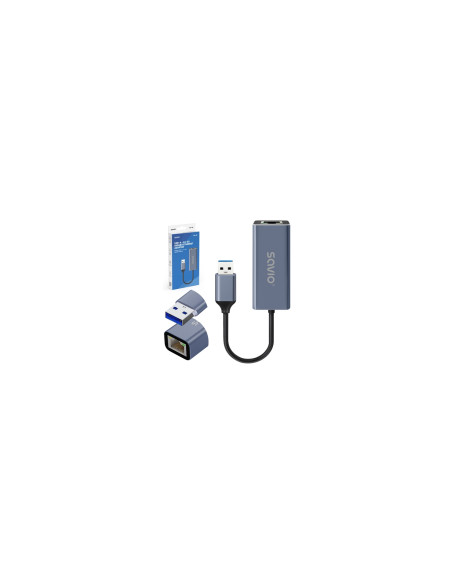 Savio AK-83 tarjeta y adaptador de interfaz RJ-45