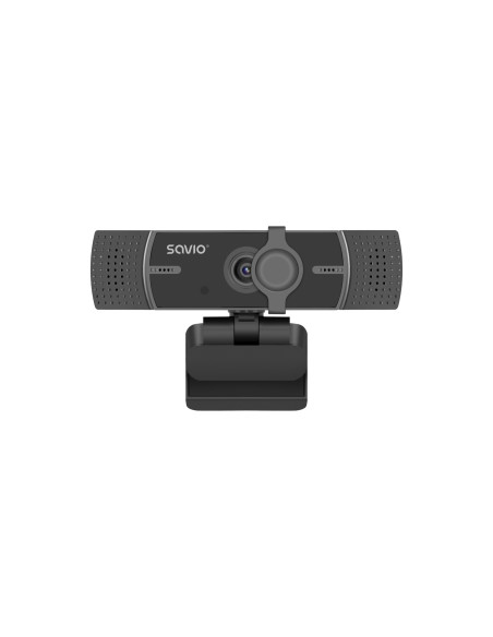 Savio CAK-05 cámara web 3,7 MP 2560 x 1440 Pixeles USB Negro