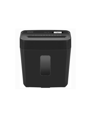 Savio ND-01 triturador de papel Corte cruzado 72 dB Negro