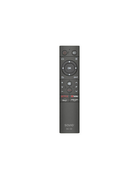 Savio RC-22 mando a distancia IR inalámbrico TV