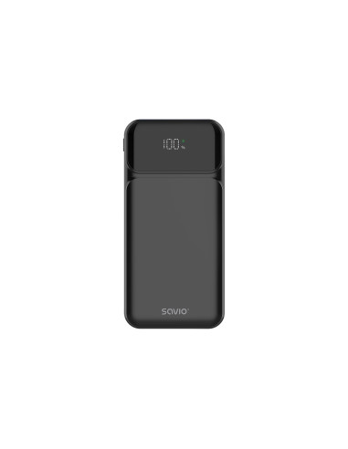Savio BA-08 batería externa Polímero de litio 1000 mAh Negro