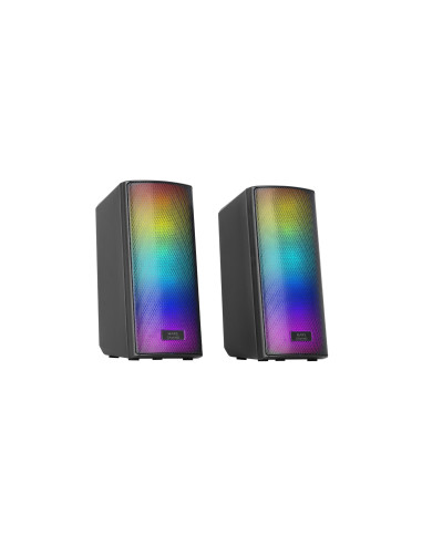 Mars Gaming MSRGB2, Altavoces Bluetooth 5.3 15W, Procesador de Sonido