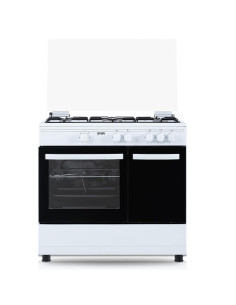 Svan SKGW5901PB Cocina Gas Butano 90cm Placa de Gas 5 Blanca