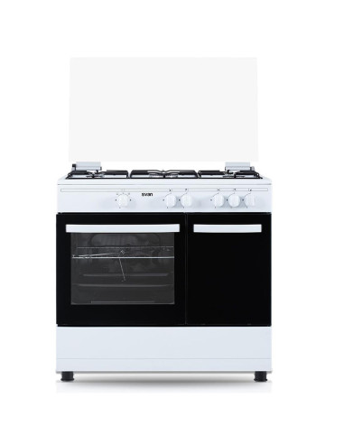 Svan SKGW5901PB Cocina Gas Butano 90cm Placa de Gas 5 Blanca