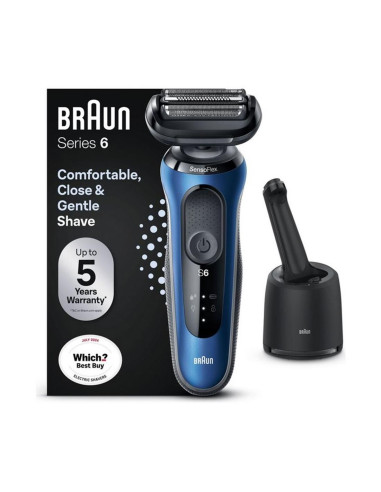 Braun 60-B7000CC Afeitadora Series 6 SensoFlex con Base Smart Care
