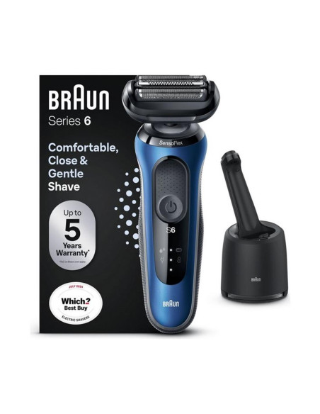 Braun 60-B7000CC Afeitadora Series 6 SensoFlex con Base Smart Care