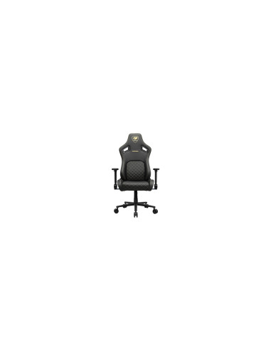 COUGAR Gaming CGR-DFL-GLB Silla para videojuegos de PC Asiento acolchado tapizado Negro, Oro