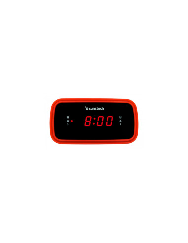 Sunstech FRD60 Reloj Negro, Rojo