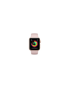 APPLE WATCH 3 GPS 42MM GOLD ALUMINIUM CASE WITH PINK SAND SPORT BAND MQL22QL/A
