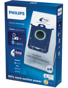 Philips s-bag 4 bolsas para el polvo, bolsas para aspiradores