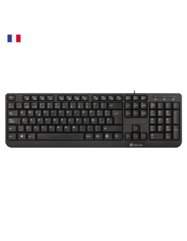 NGS FunkyV3, AZERTY, FR teclado USB Francés Negro