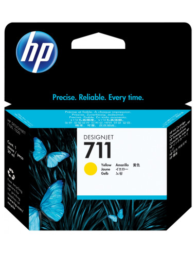 HP Cartucho de tinta DesignJet 711 amarillo de 29 ml