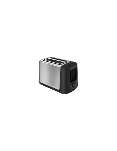 Moulinex LT340811 tostadora 2 rebanada(s) Negro, Acero inoxidable