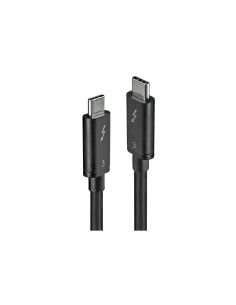 Lindy 41555 cable Thunderbolt 0,5 m 40 Gbit/s Negro