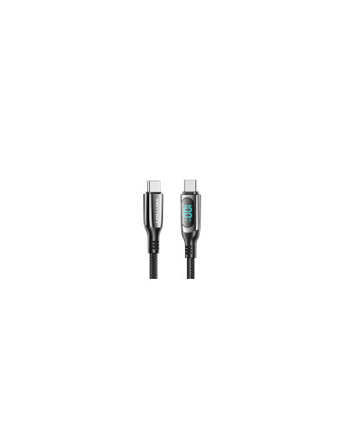 Vention Cable USB 2.0 Tipo-C 5A 100W TAYBAV/ USB Tipo-C Macho - USB Tipo-C Macho/ 1.2m/ con Pantalla
