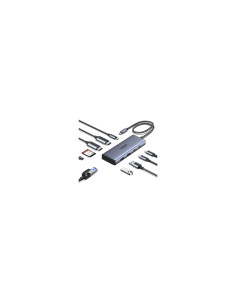 Ugreen 7-in-1 USB-C Hub CM498 Acoplamiento Base Gris 2