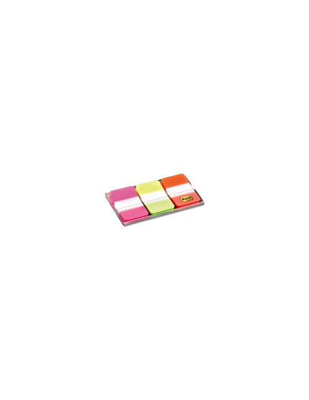 3M 686-PGO lengüeta de índice Separador en blanco con pestaña Verde, Naranja, Rosa