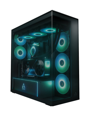 ARCTIC Xtender VG Black (Tinted Glass) Midi Tower Negro