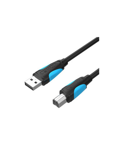 Vention Cable USB 2.0 Impresora VAS-A16-B100/ USB Tipo-B Macho - USB Macho/ 1m/ Negro