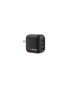 Verbatim Mini GaN Charger 70W Universal Negro Corriente alterna Carga rápida Interior 2