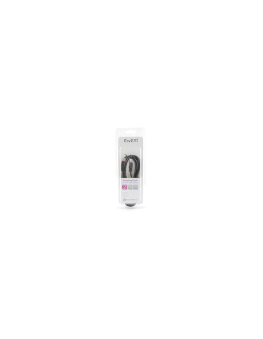 Ewent Cable de red RJ-45 Cat5e U/UTP (UTP) 2 m Negro