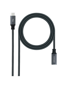 Nanocable 10.01.4500-COMB cable USB USB 3.2 Gen 2x2 0,5 m USB C Negro