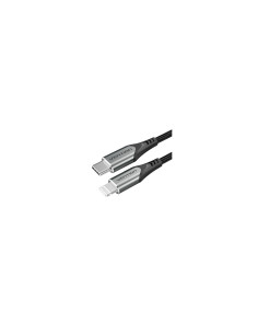Vention Cable USB 2.0 Tipo-C Lightning TACHH/ USB Tipo-C Macho - Lightning Macho/ 2m/ Gris y Negro 2