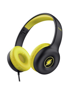 Trust Nouna Auriculares Alámbrico Diadema Llamadas/Música Negro, Amarillo