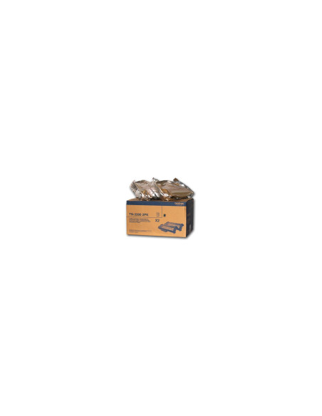 TONER BROTHER 2 UNIDADES NEGRO TN3390TWIN