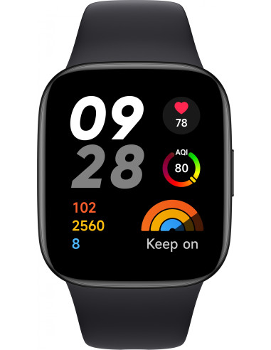Xiaomi Redmi Watch 3 4,45 cm (1.75") AMOLED 42 mm Negro GPS (satélite)