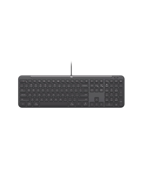 Logitech Signature Slim Wired K620 For Business teclado Universal USB QWERTZ Alemán Grafito
