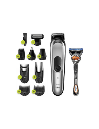 Braun BT7220 Recortadora de Barba Recargable Litio con Set de Accesorios