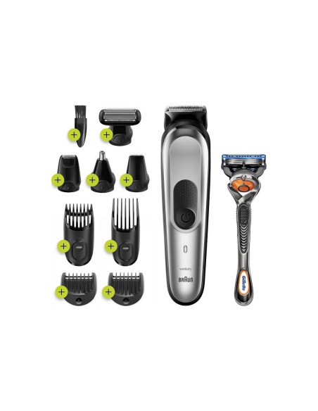 Braun BT7220 Recortadora de Barba Recargable Litio con Set de Accesorios