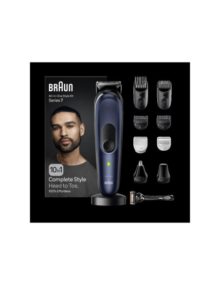 Braun MGK7410 Recortadora Kit 10 en 1 Barba, Cabello y Cuerpo