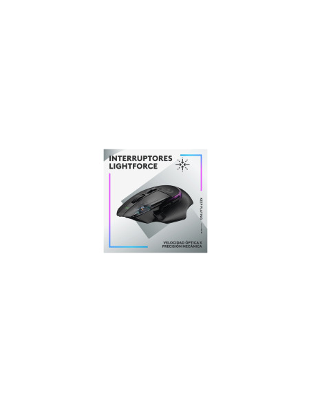 Logitech G G502 X Plus ratón mano derecha RF inalámbrico Í“ptico 25600 DPI