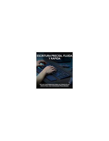 Logitech MX Keys S teclado RF Wireless + Bluetooth QWERTY Español Grafito
