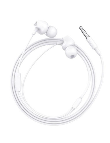 AURICULARES CON MICROFONO BLANCO CON JACK 3.5MM HOCO