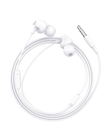 AURICULARES CON MICROFONO BLANCO CON JACK 3.5MM HOCO