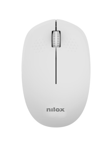 Nilox Ratón Wireless 1000 DPI, 3 botones, Gris
