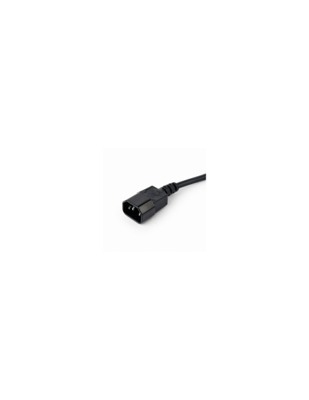 Gembird EG-PSU3-01 base múltiple 0,6 m 3 salidas AC Interior Negro
