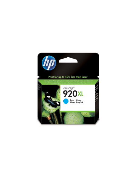 HP Cartucho de tinta original 920XL de alta capacidad cian