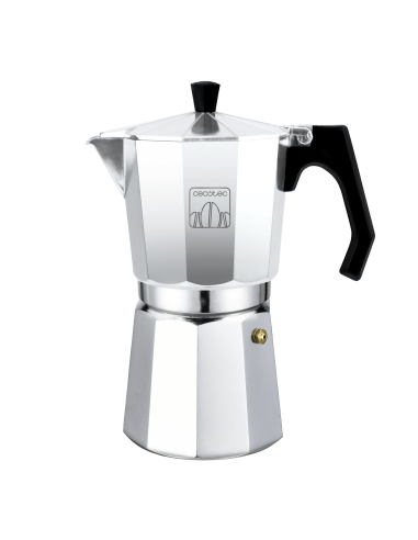 Cafetera Italiana De Aluminio Cumbia Mokclassic 1200 Shiny
