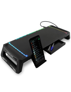 Deep Gaming DEEPGAMING SOPORTE PARA MONITOR CON HUB 4USB +