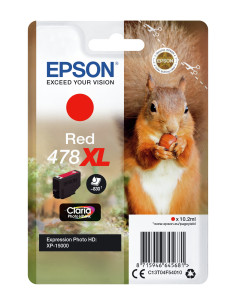 Cartucho Epson Squirrel Singlepack Red 478XL Claria Photo HD Ink C13T04F54010 2