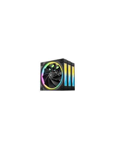 DeepCool FL12R-3 IN 1 Carcasa del ordenador Ventilador 12 cm Negro 3 pieza(s)