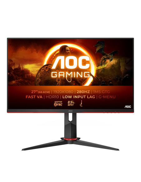 AOC G2 27G2ZN3/BK pantalla para PC 68,6 cm (27") 1920 x 1080 Pixeles