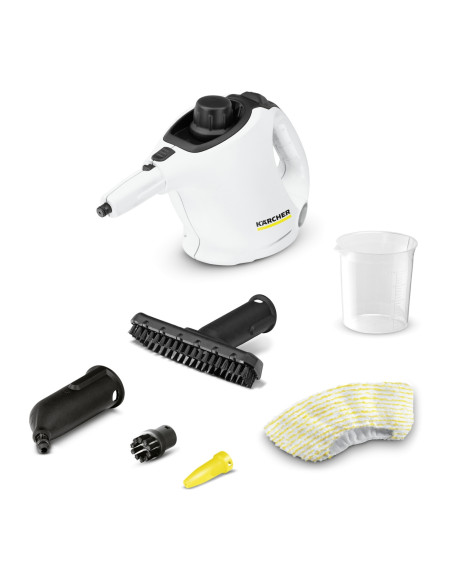Kärcher SC 1 Limpiador a vapor de cilindro 1200 W Negro, Blanco